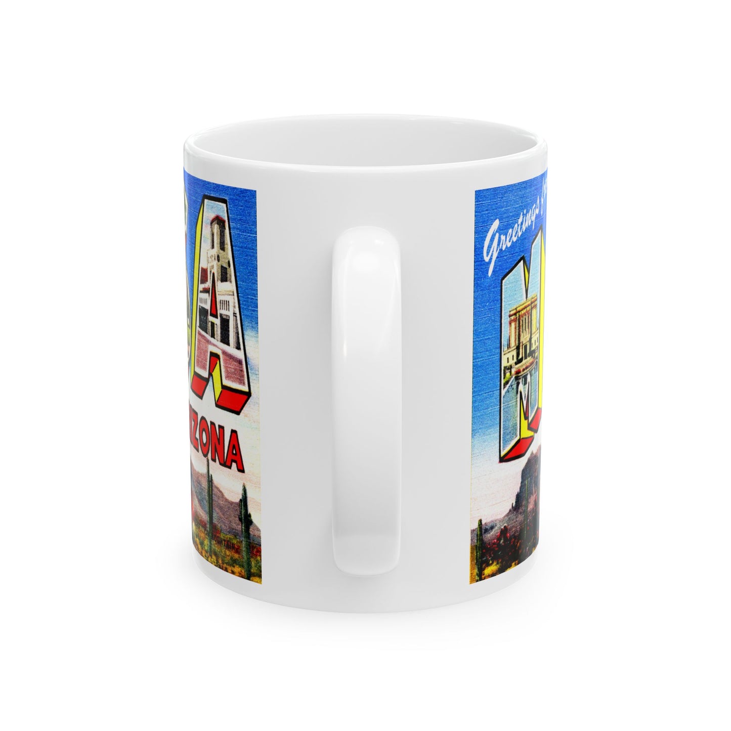 Memebly Vintage Greetings from Mesa AZ Coffee Mug