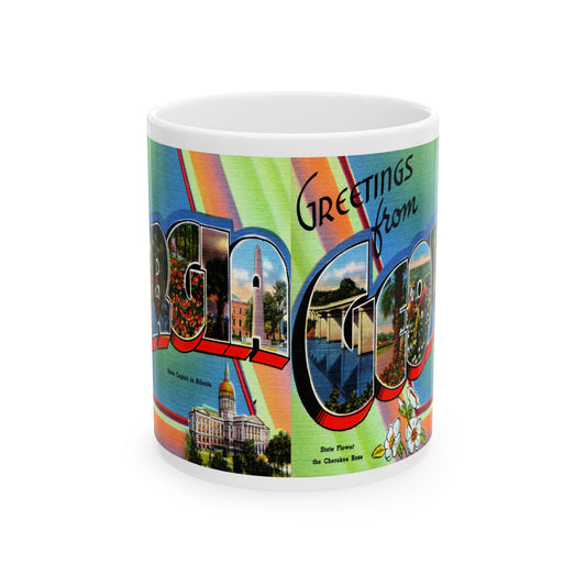 Memebly Vintage Greetings from Georgia Coffee Mug