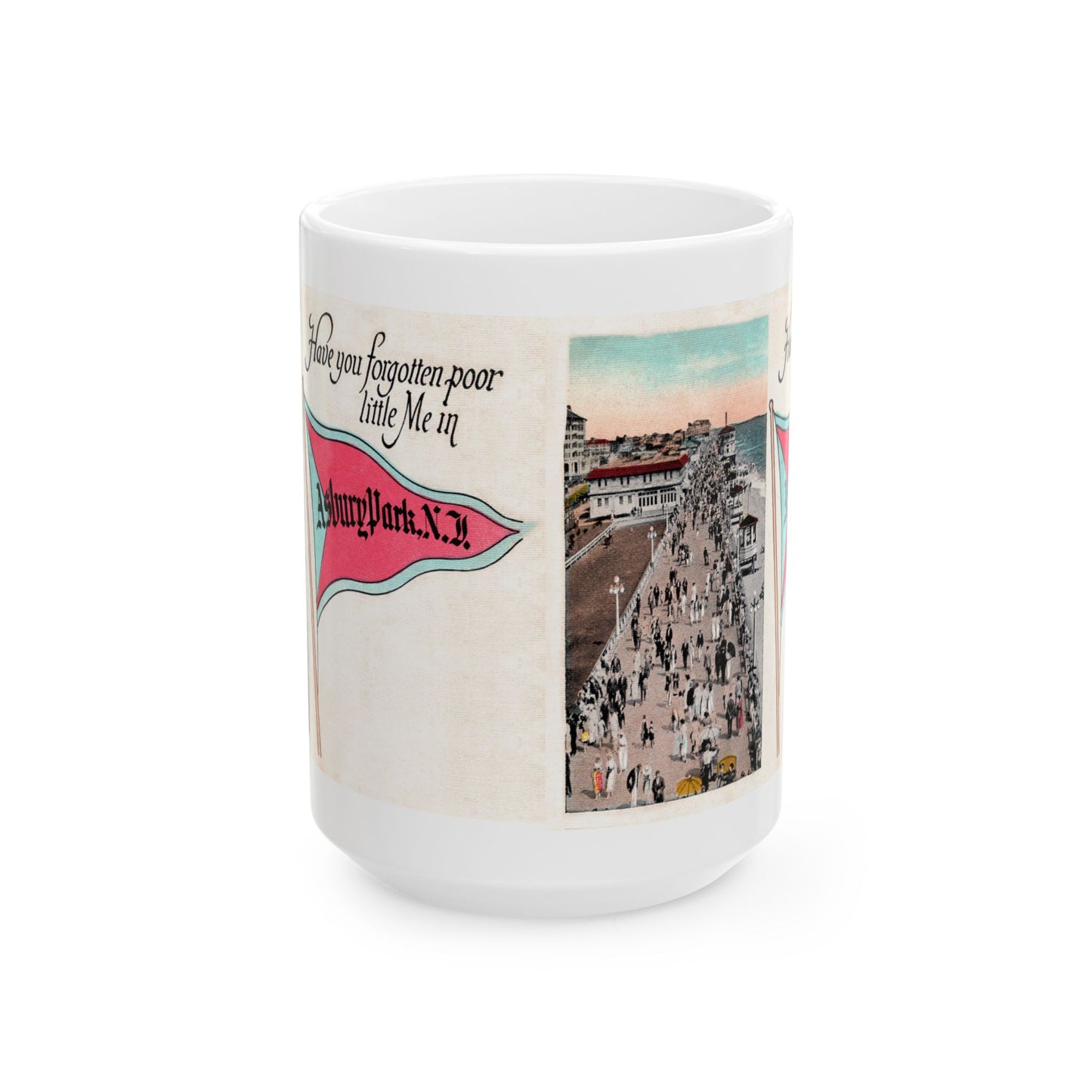 Memebly 1920s Vintage Greetings from Asbury Park NJ New Jersey Coffee Mug