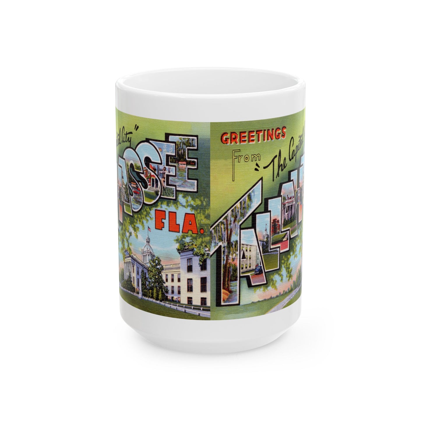 Memebly Vintage Greetings from Talahassee FL Coffee Mug