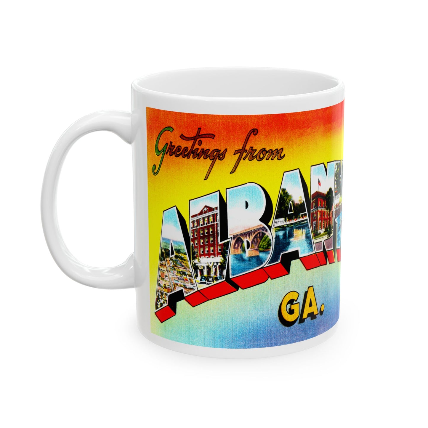 Memebly Vintage Greetings from Albany GA Coffee Mug