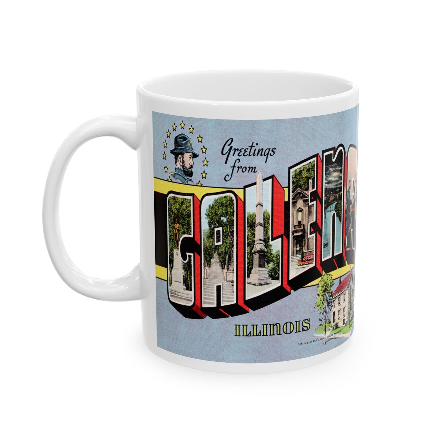 Memebly Retro Greetings from Galena IL Coffee Mug