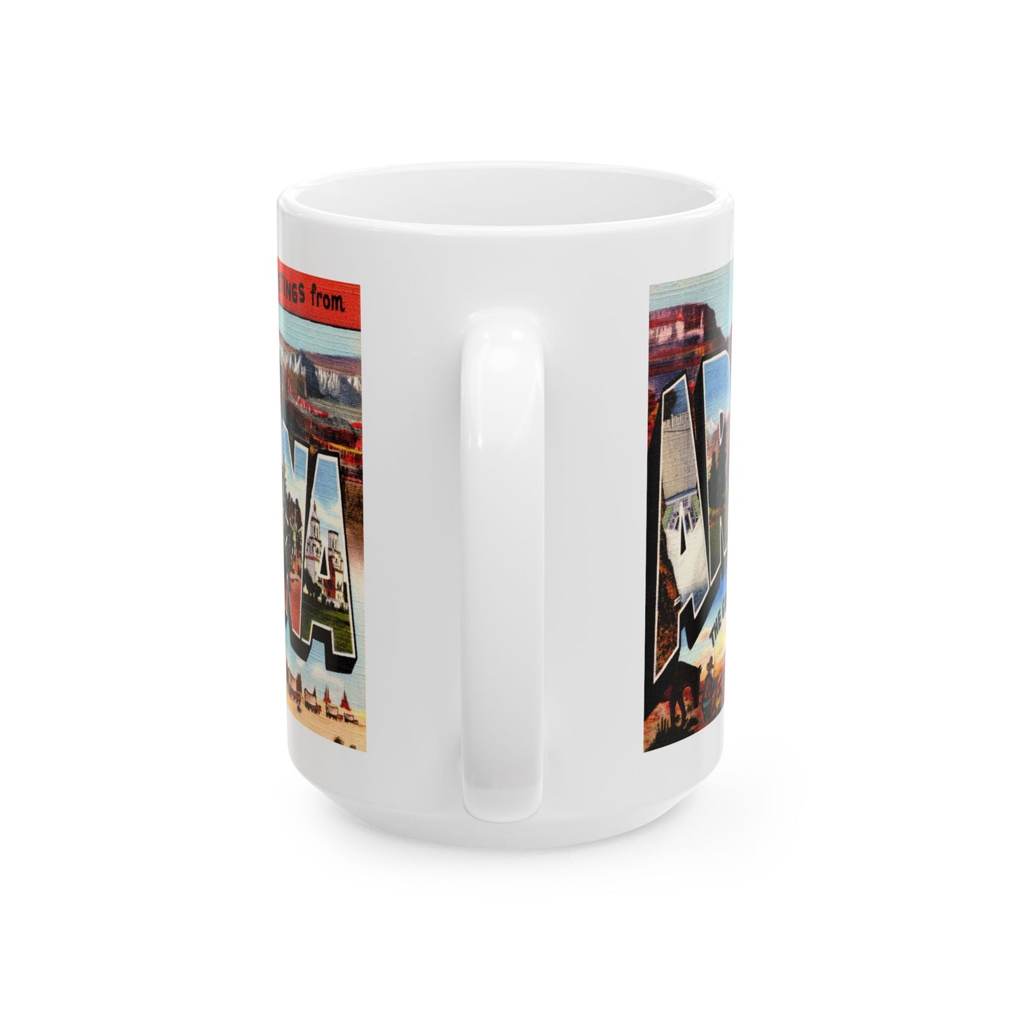 Memebly Vintage Greetings from Arizona AZ Coffee Mug