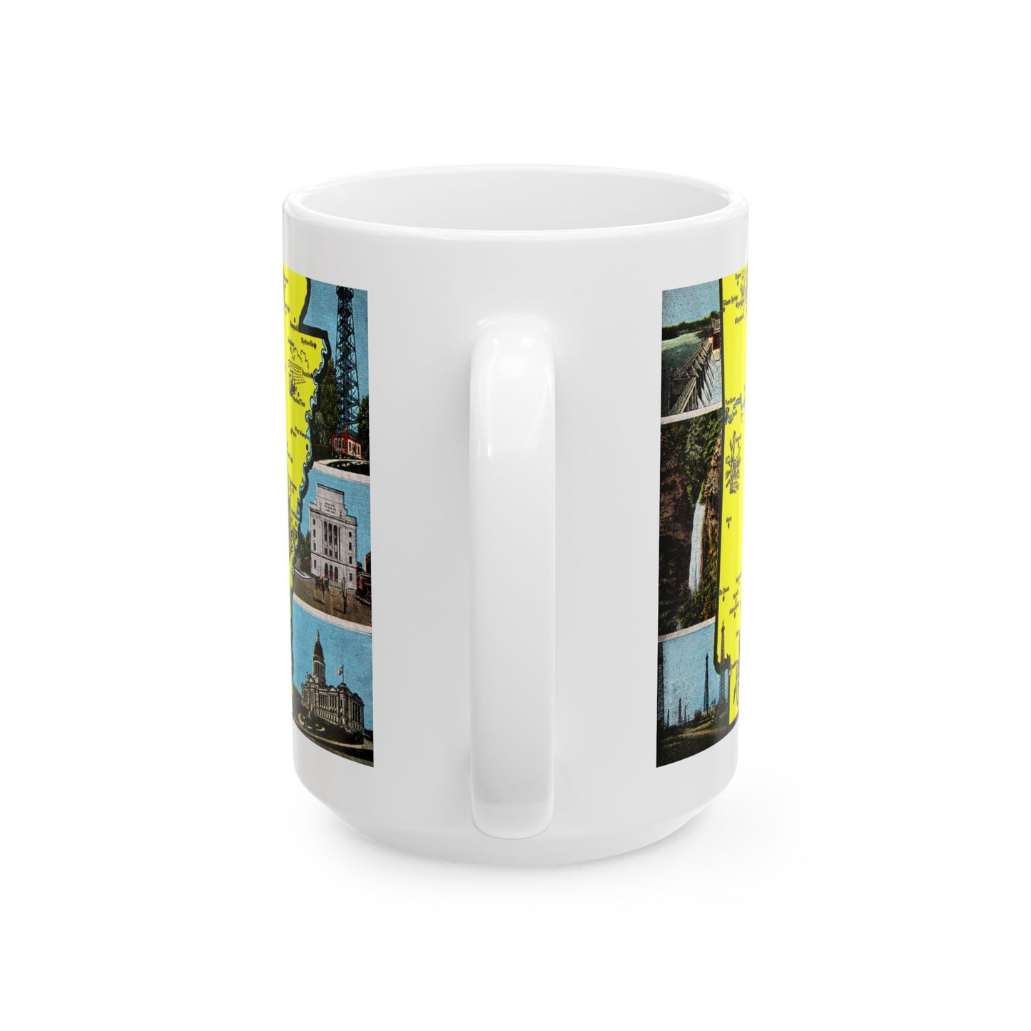 Memebly Vintage Greetings from Arkansas Map Coffee Mug