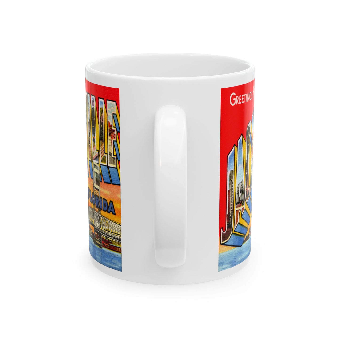 Memebly Deco Greetings from Jacksonville FL Florida Coffee Mug