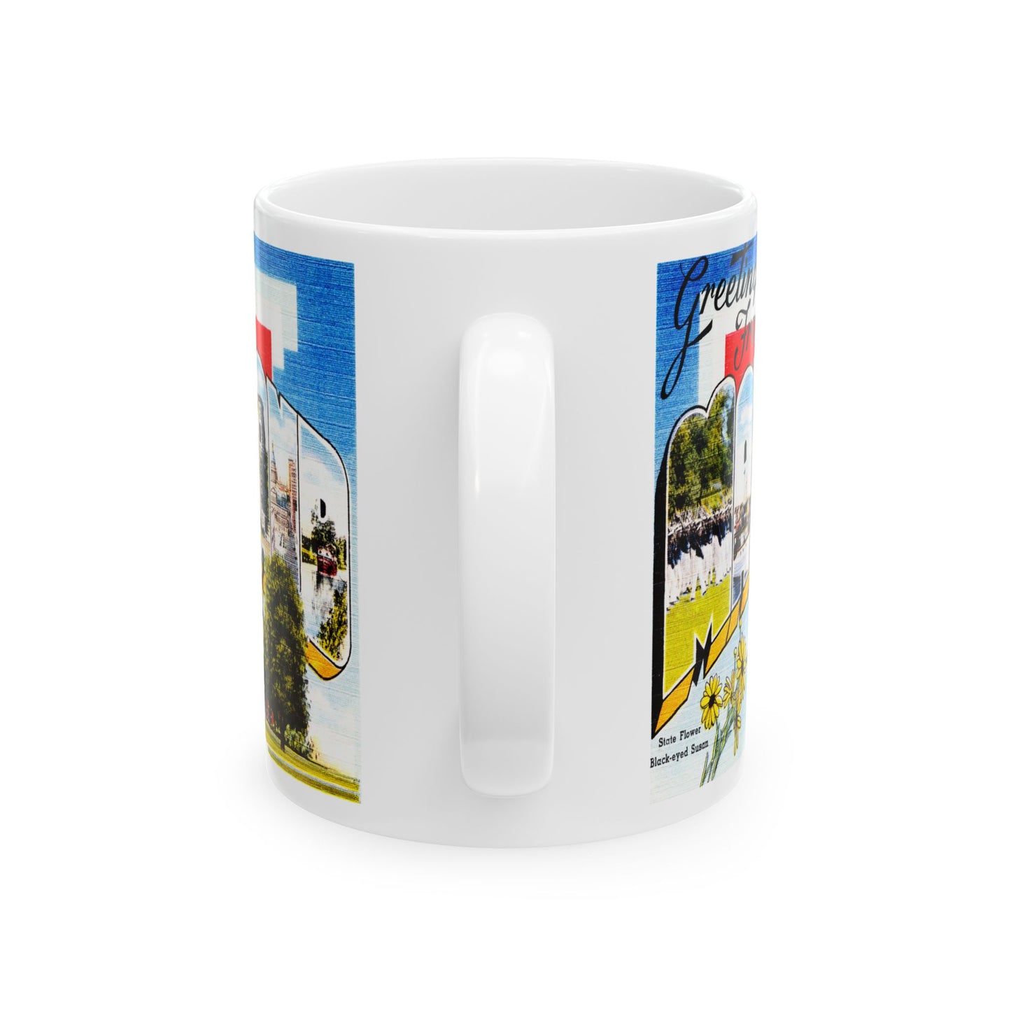 Memebly Scenic Vintage Greetings from Maryland MD Coffee Mug