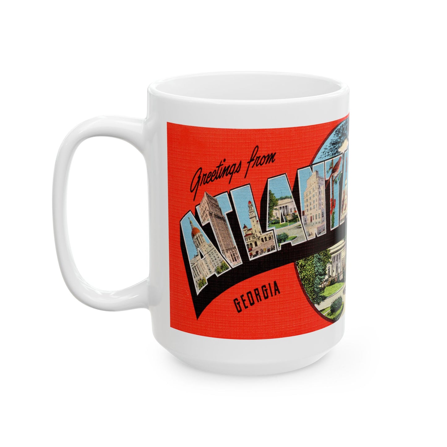 Memebly Scenic Vintage Greetings from Atlanta GA Coffee Mug