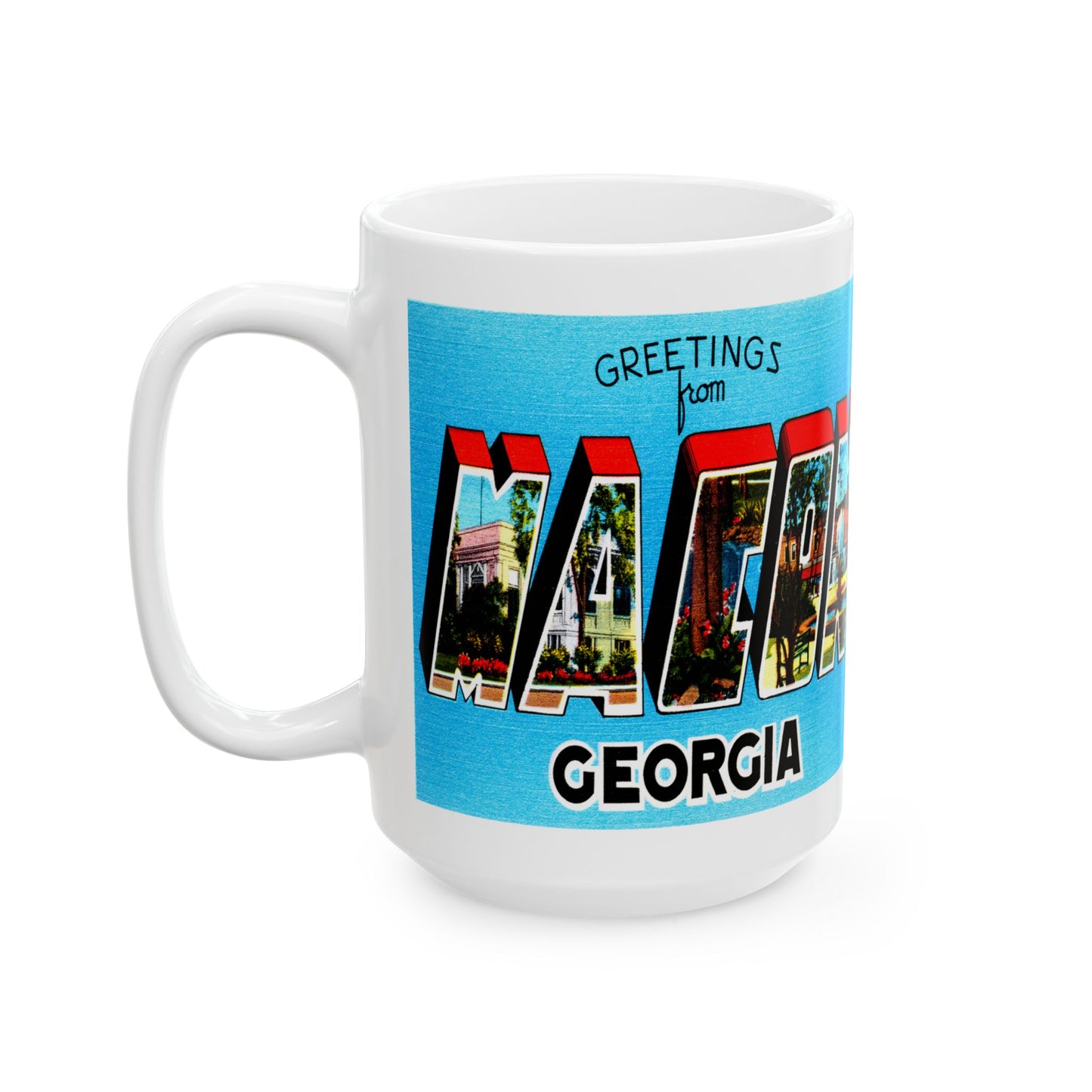 Memebly Retro Greetings from Macon GA Coffee Mug