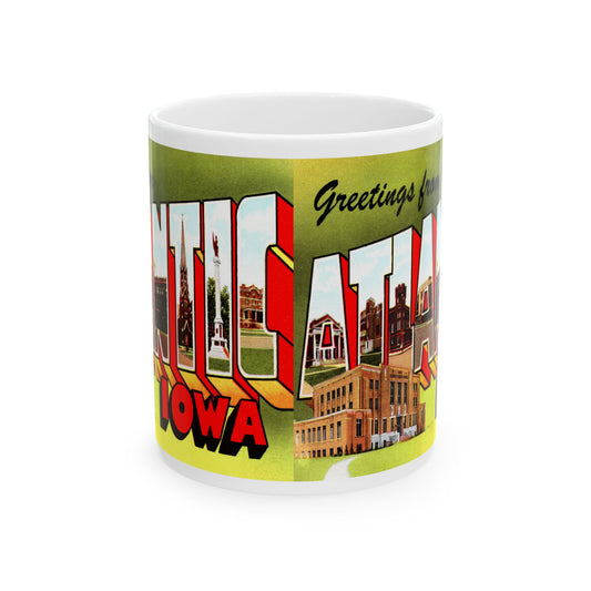 Memebly Vintage Greetings from Atlantic IA Coffee Mug