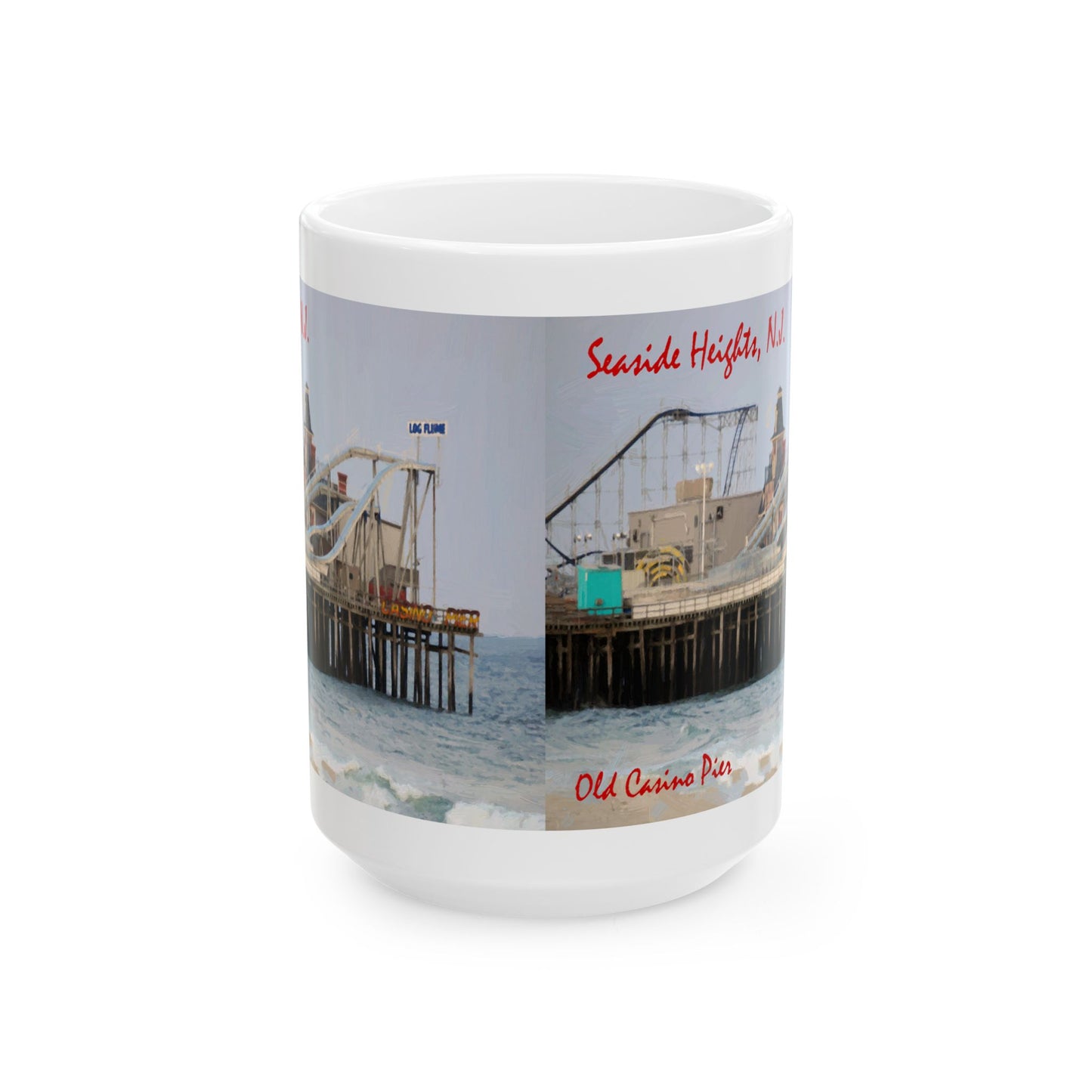 Memebly Old Casino PIer Seaside Heights NJ New Jersey Coffee Mug