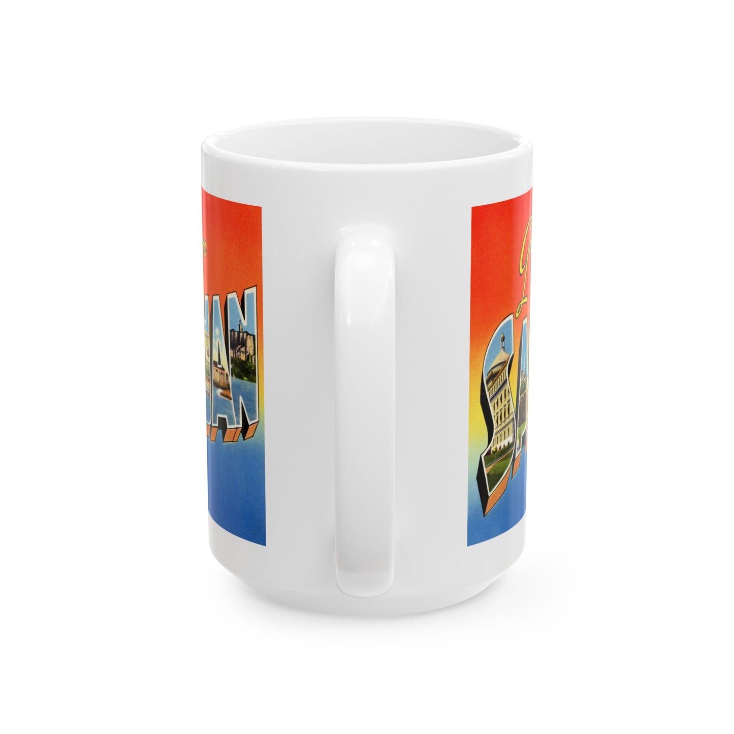 Memebly Vintage Greetings from San Juan Puerto Rico Coffee Mug