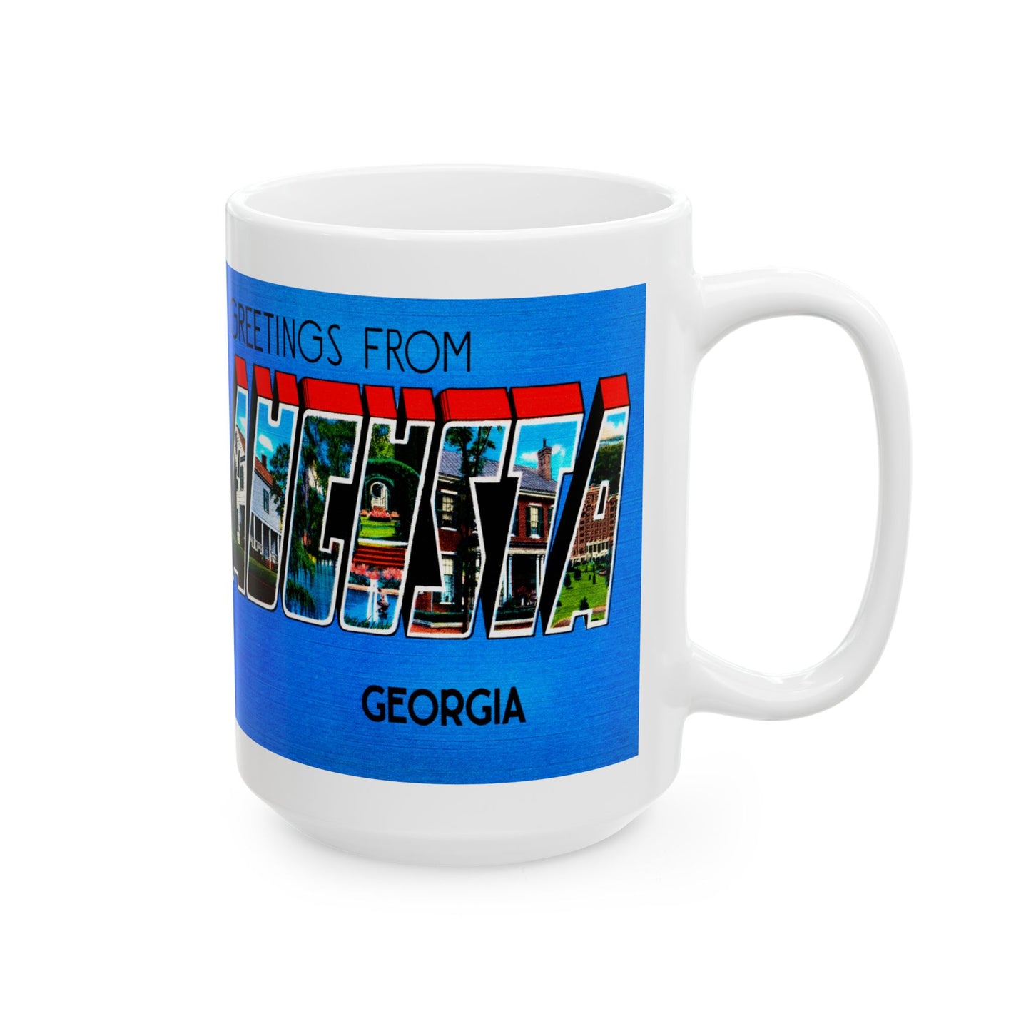 Memebly Cool Vintage Greetings from Agusta GA Coffee Mug