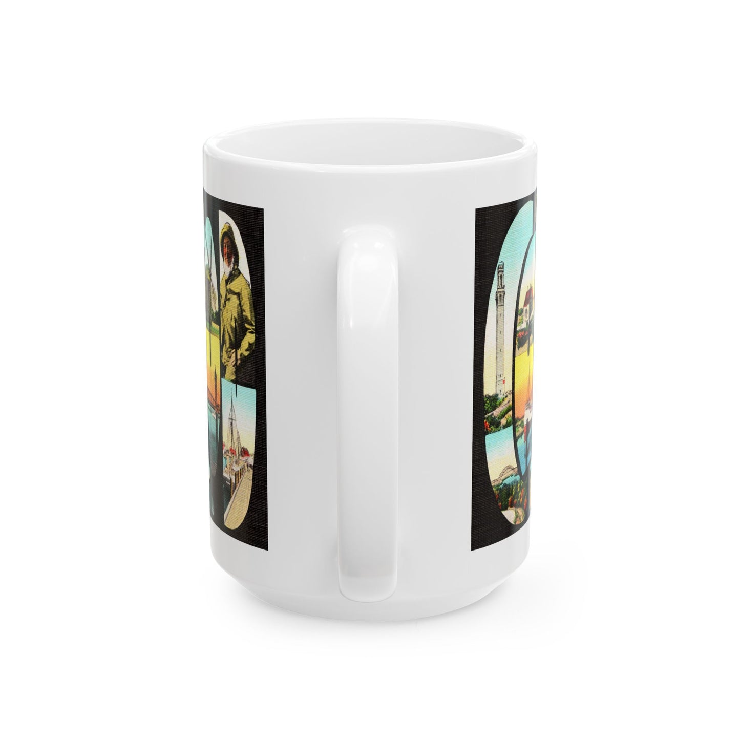 Memebly Scenic Vintage Greetings from Cape Cod MA Massachusetts Coffee Mug