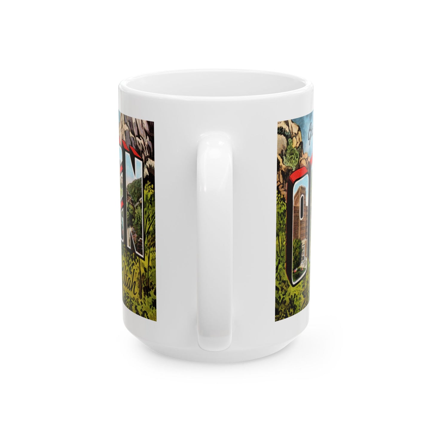 Memebly Vintage Greetings from Ogden UT Utah Coffee Mug