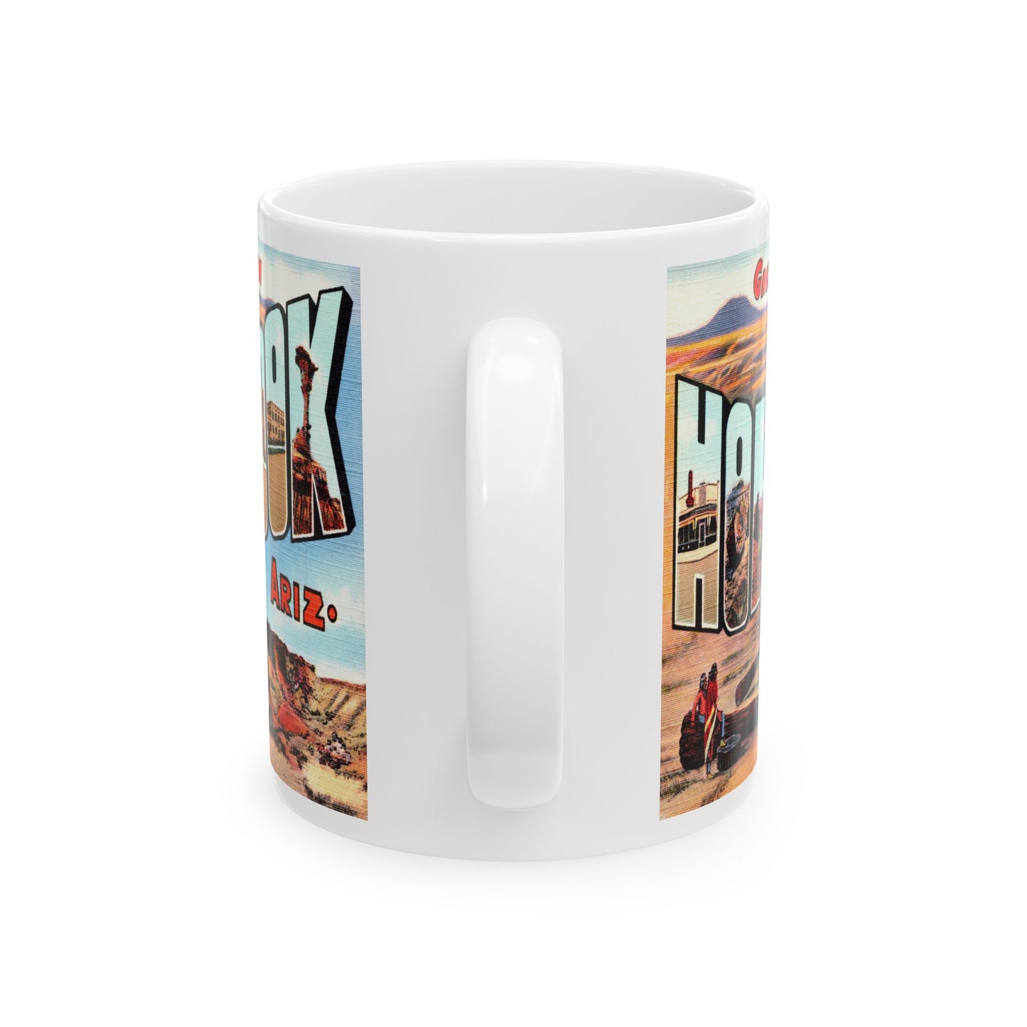 Memebly Vintage Greetings from Holbrook AZ Coffee Mug