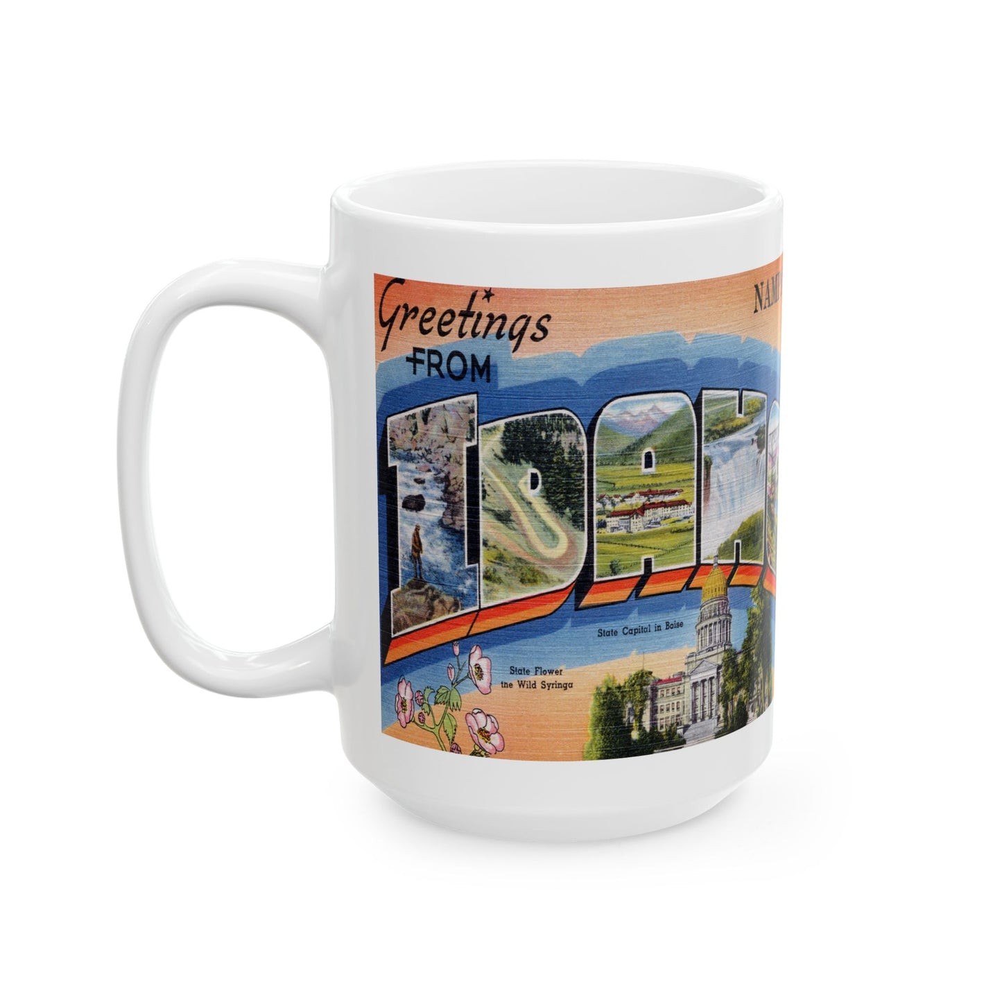 Memebly Vintage Greetings from Nampa ID Coffee Mug