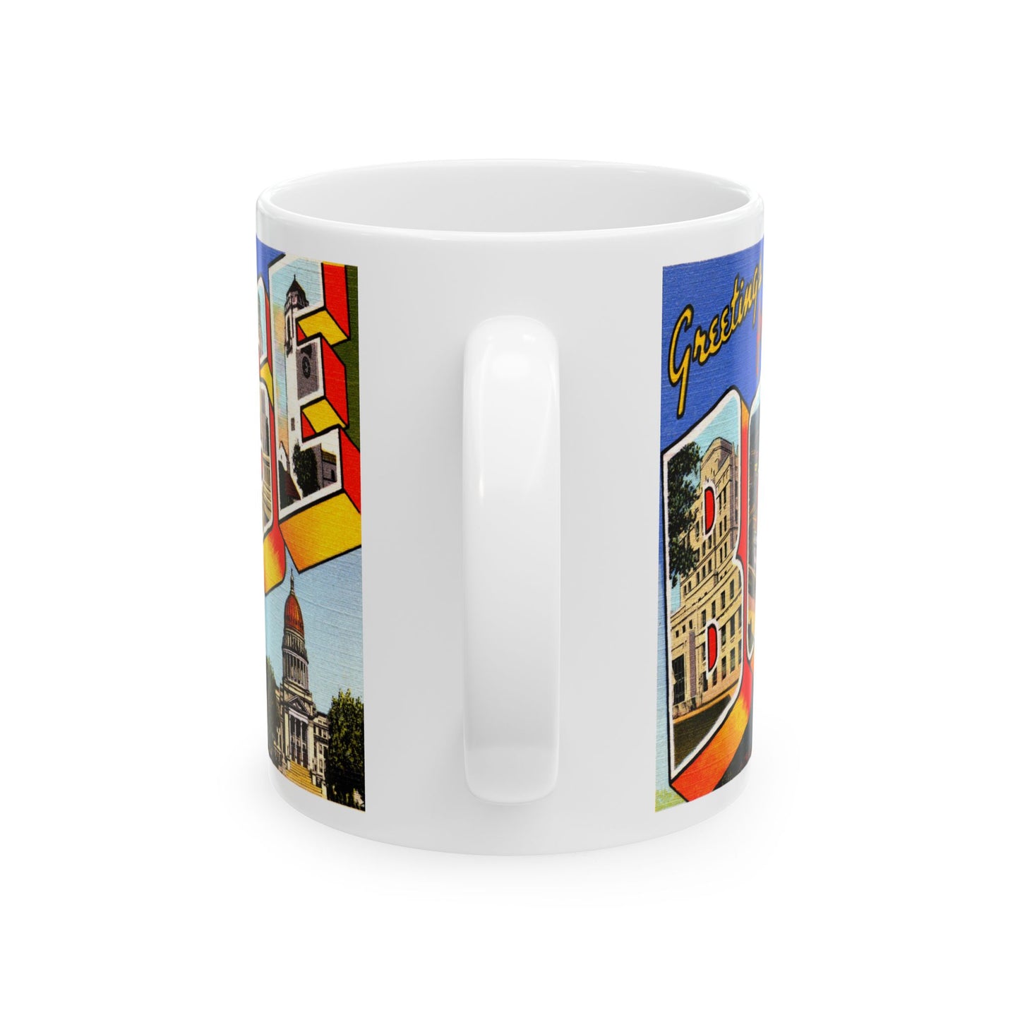 Memebly Retro Greetings from Boise ID Coffee Mug