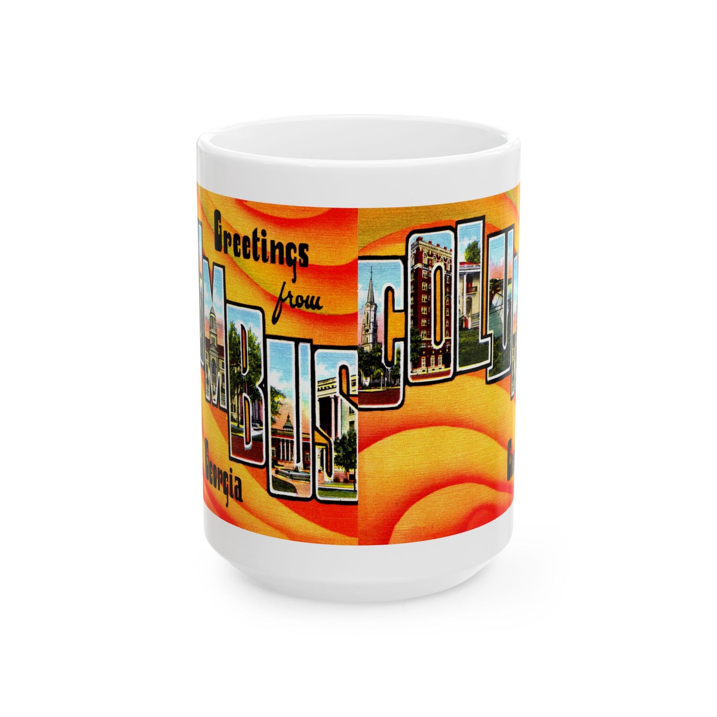 Memebly Vintage Greetings from Columbus GA Coffee Mug