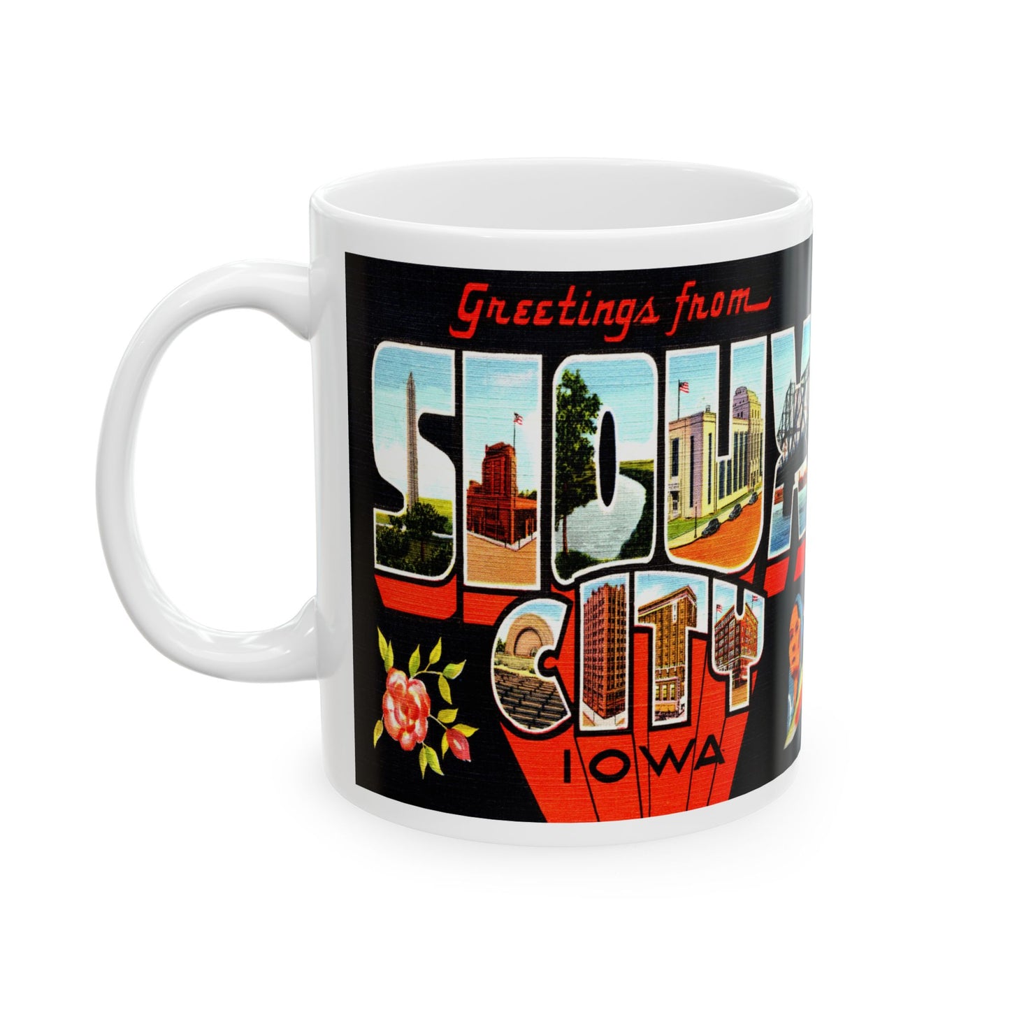 Memebly Vintage Greetings from Sioux City IA Coffee Mug