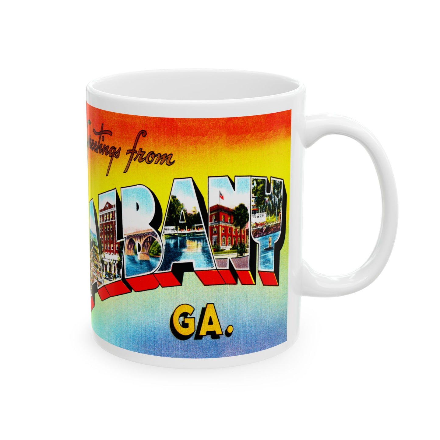 Memebly Vintage Greetings from Albany GA Coffee Mug