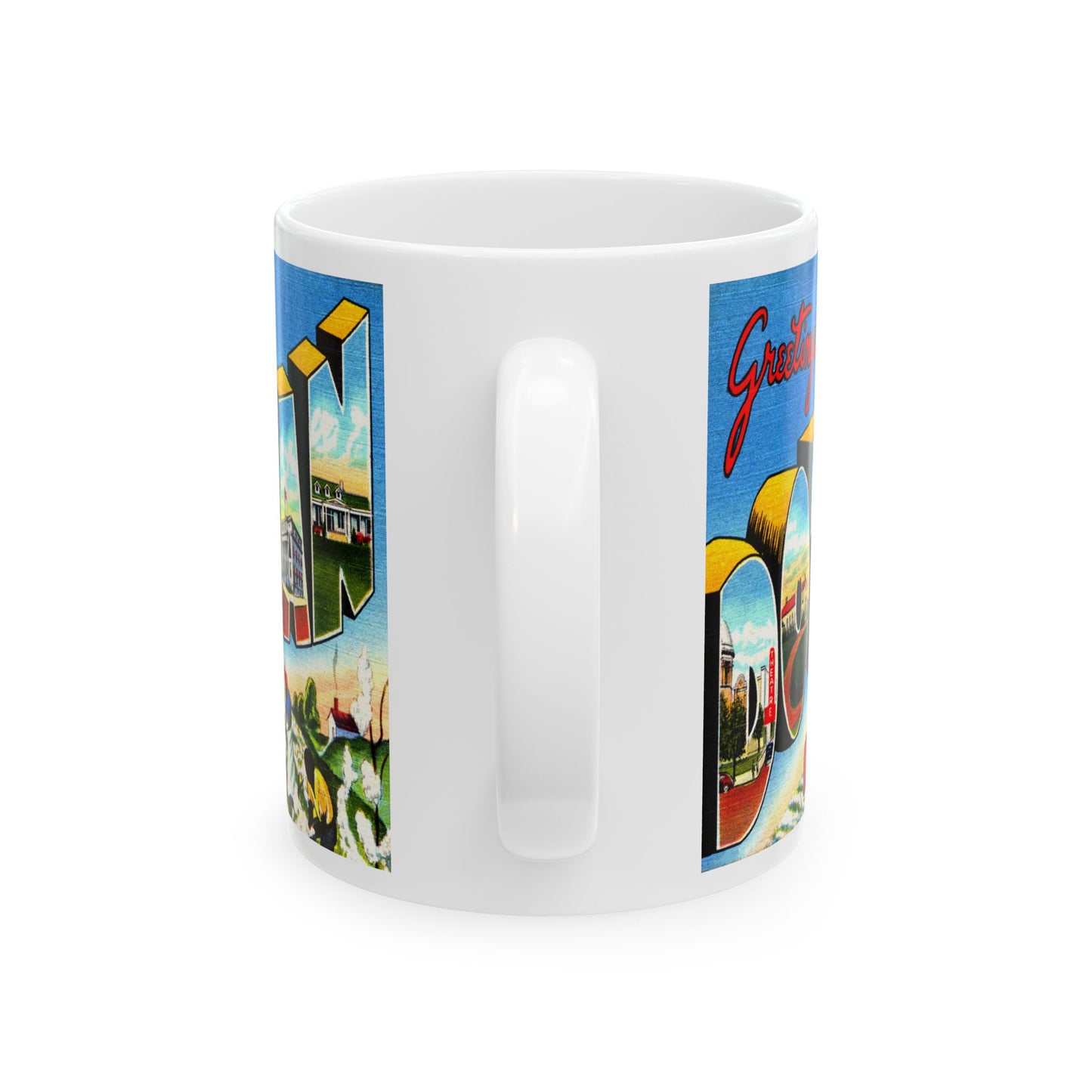 Memebly Vintage Greetings from Dothan AL Coffee Mug