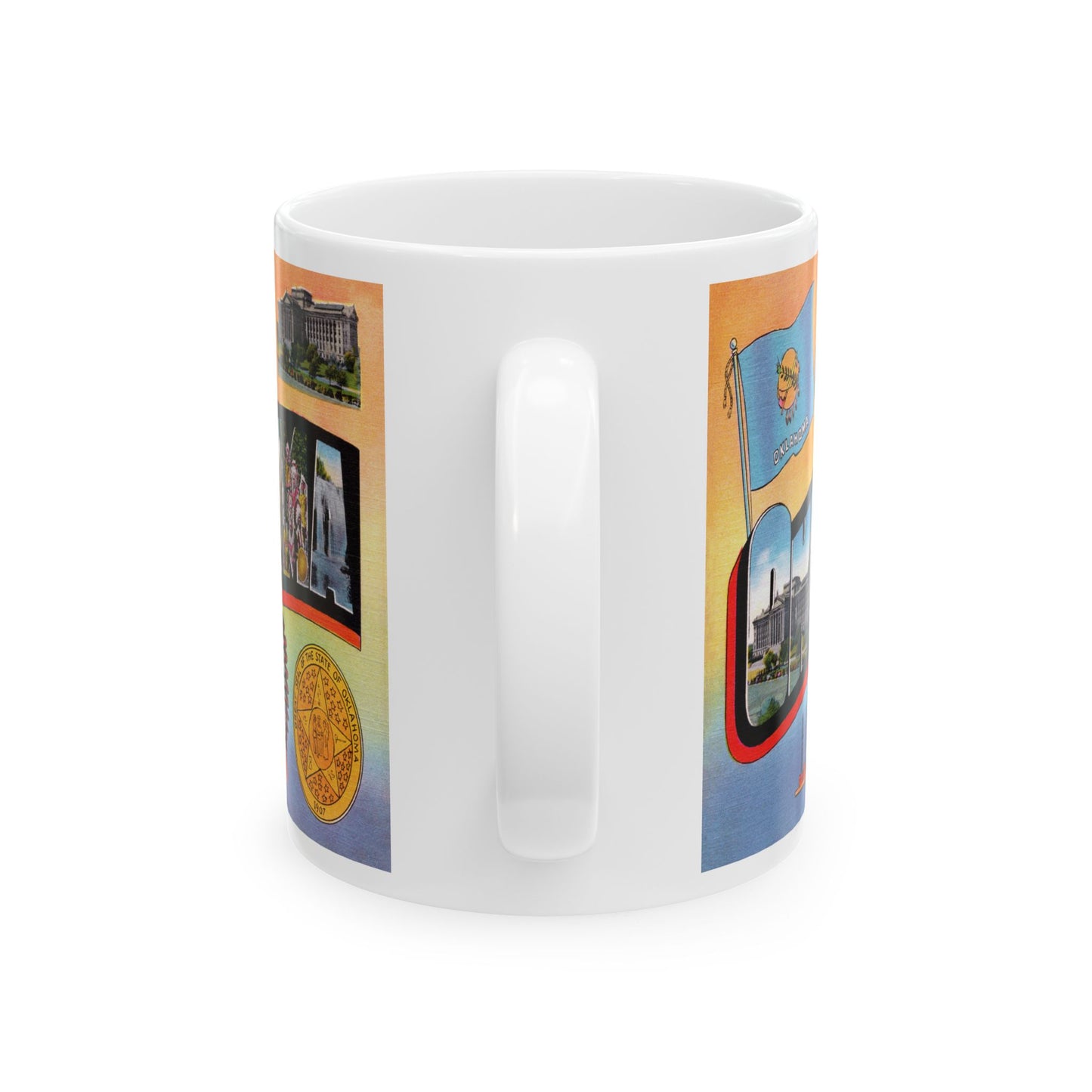 Memebly Scenic Vintage Greetings from Oklahoma OK Coffee Mug