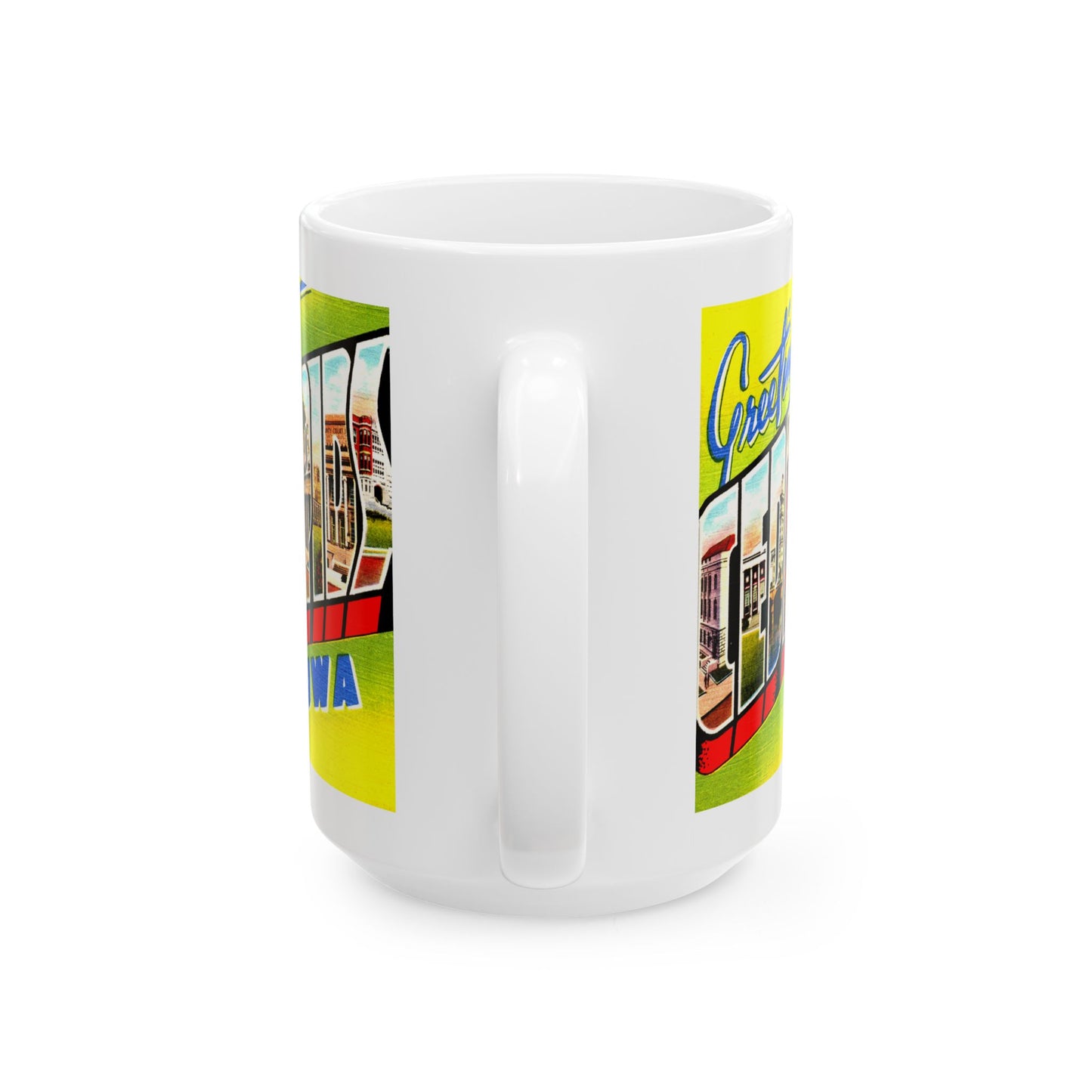 Memebly Vintage Greetings from Cedar Rapids IA Coffee Mug