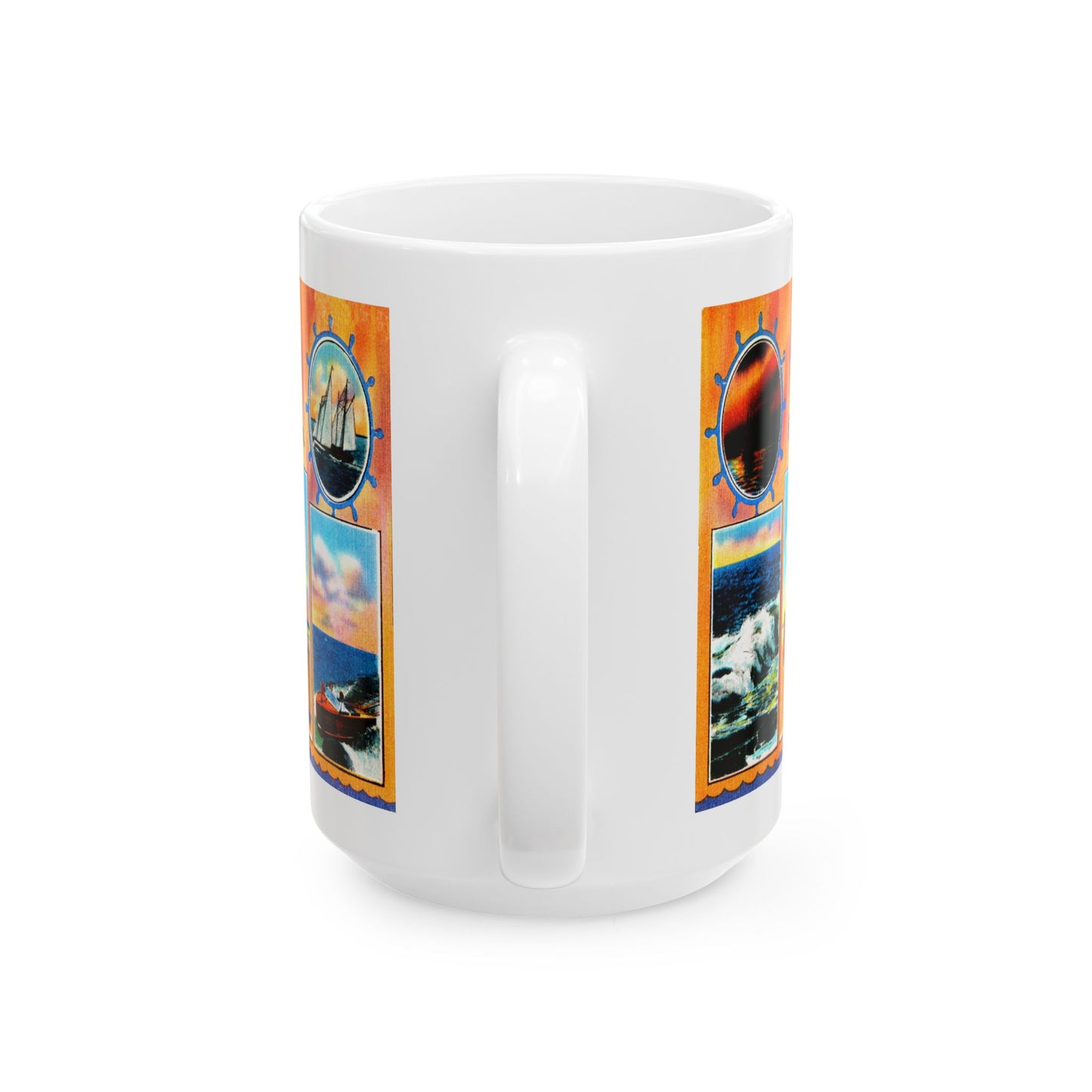 Memebly Retro Greetings from St Simons Island GA Coffee Mug