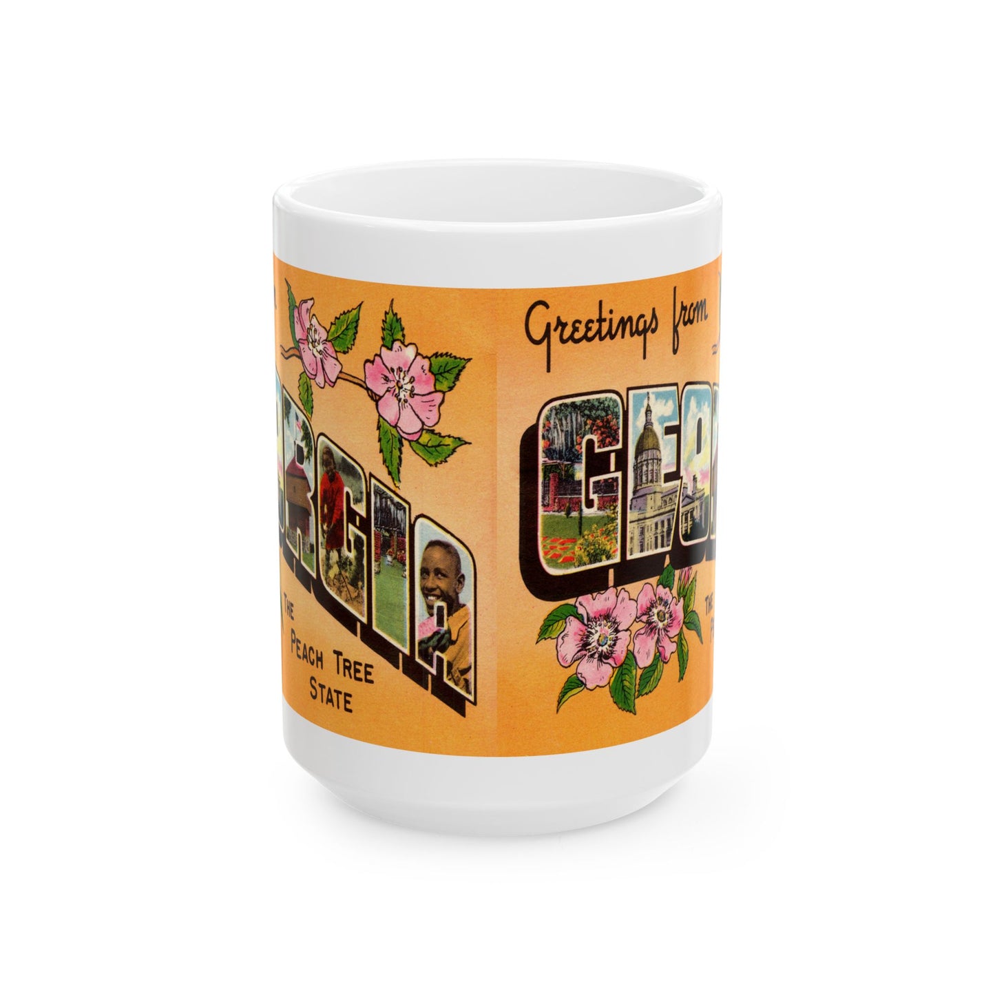 Memebly Pastel Greetings from Georgia GA Coffee Mug