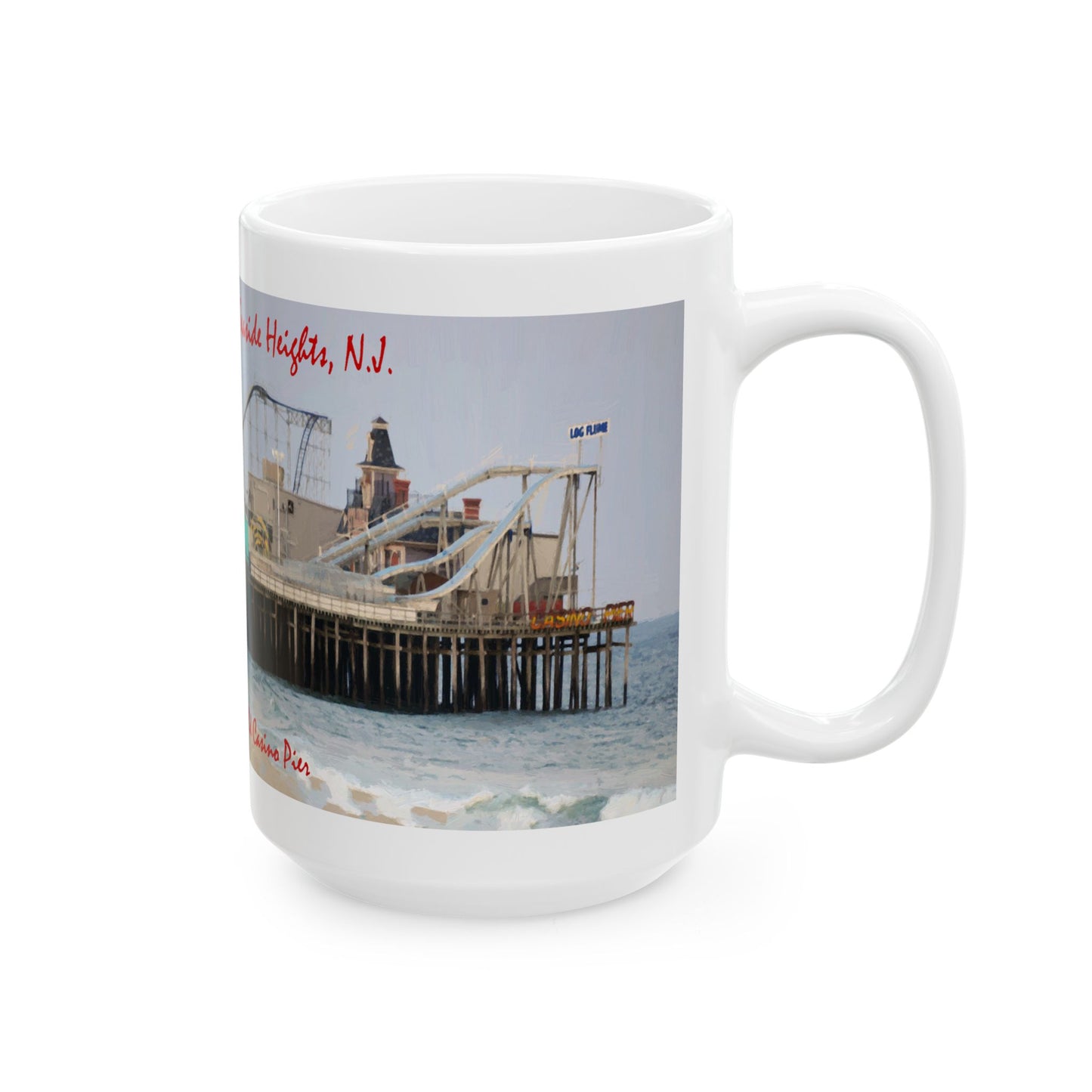 Memebly Old Casino PIer Seaside Heights NJ New Jersey Coffee Mug