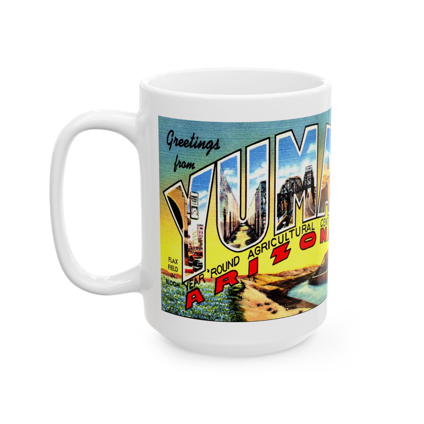 Memebly Vintage Greetings from Yuma AZ Coffee Mug