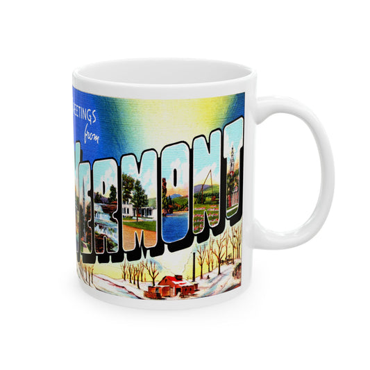 Memebly Retro Greetings from Vermont VT Coffee Mug