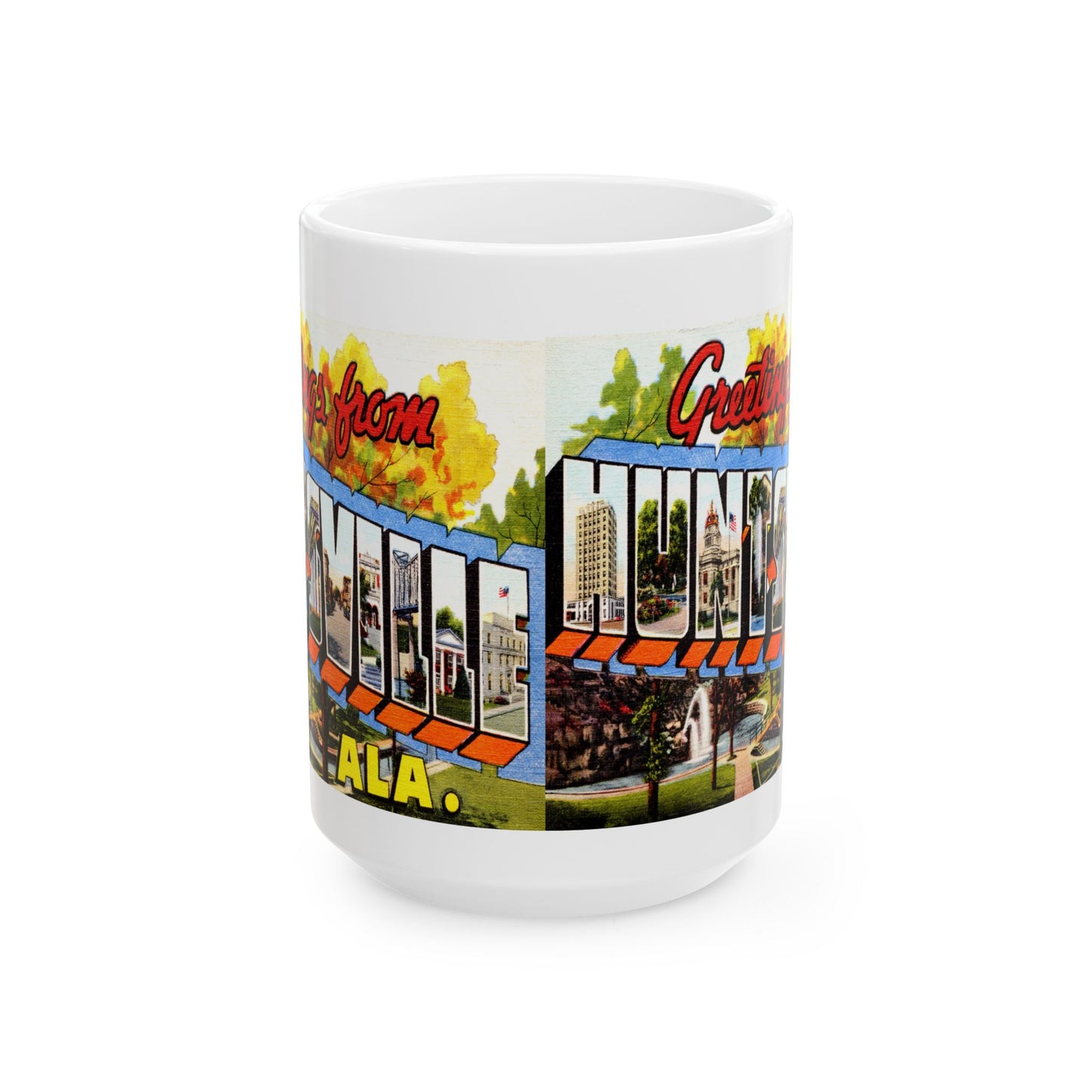 Memebly Vintage Greetings from Huntsville AL Coffee Mug