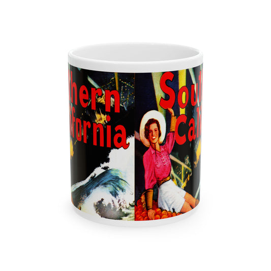 Memebly Vintage Greetings from Southern California Coffee Mug