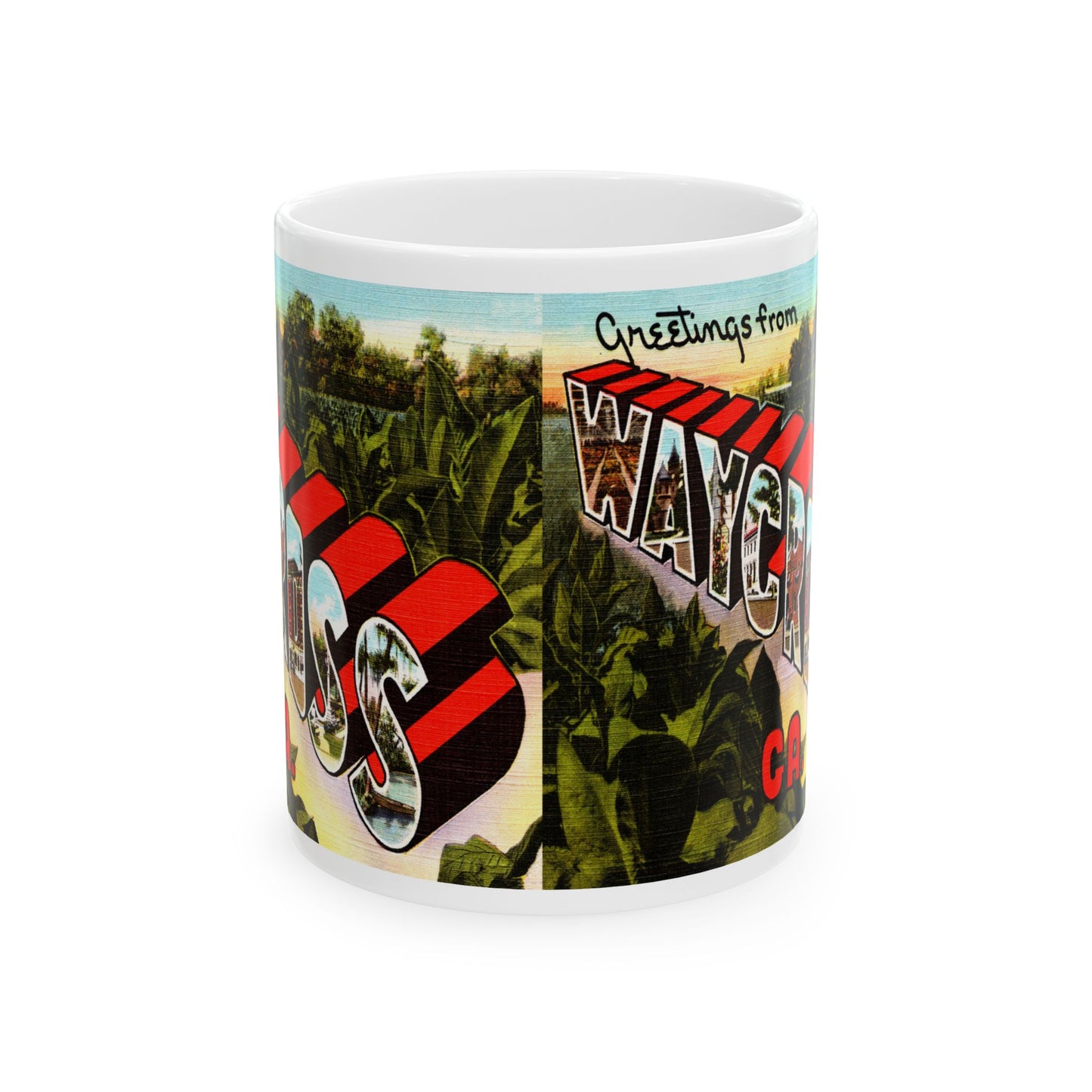 Memebly Vintage Greetings from Waycross GA Coffee Mug