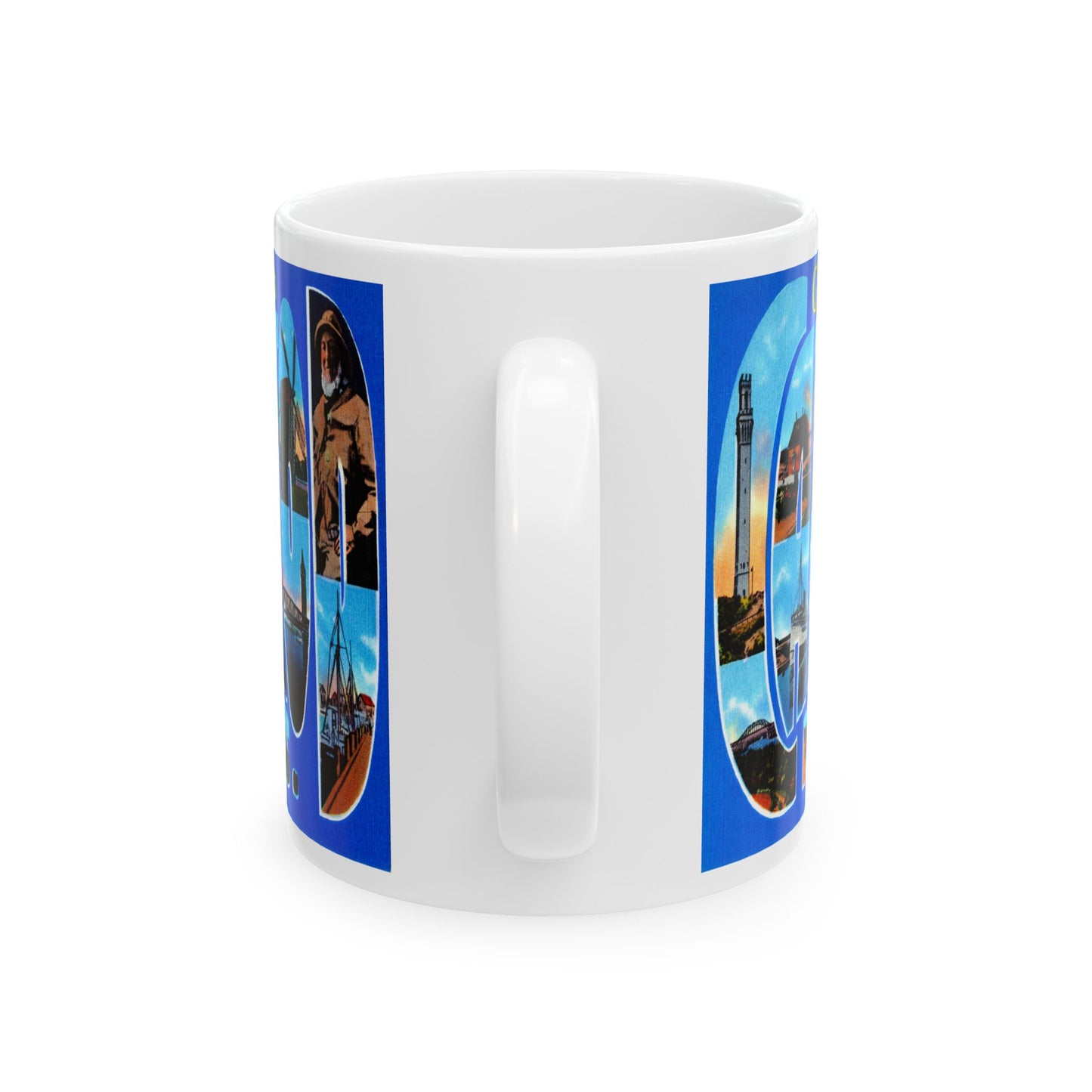 Memebly Greetings from Cape Cod MA Masssachusetts Coffee Mug