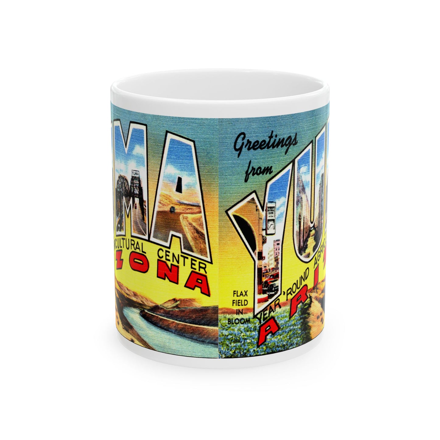 Memebly Vintage Greetings from Yuma AZ Coffee Mug