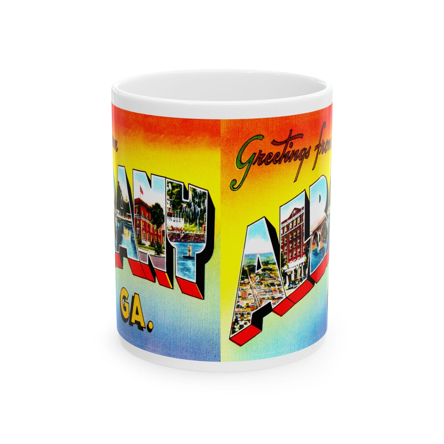 Memebly Vintage Greetings from Albany GA Coffee Mug