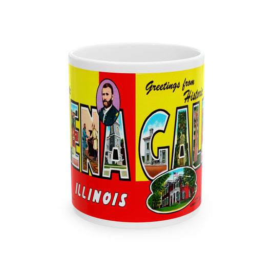 Memebly Vintage Greetings from Galena IL Coffee Mug