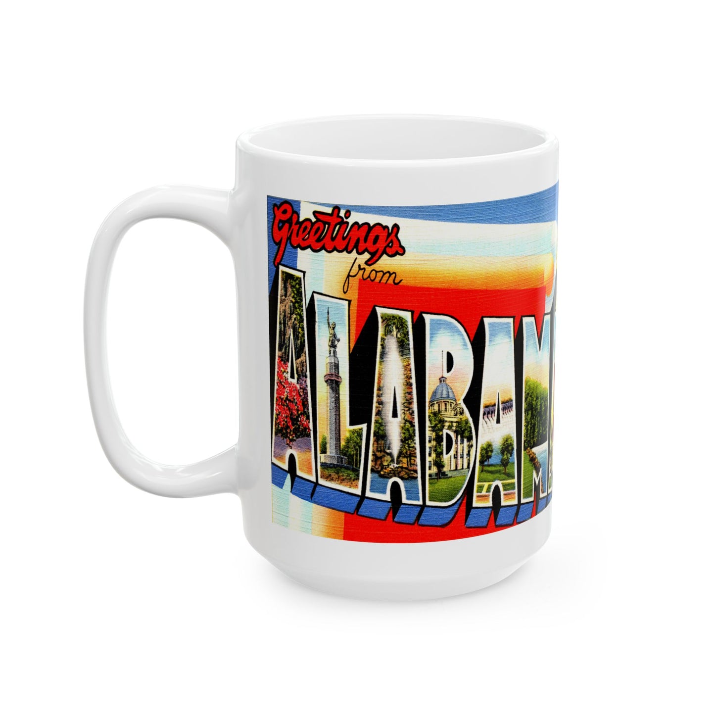 Memebly Retro Greetings from Alabama Coffee Mug