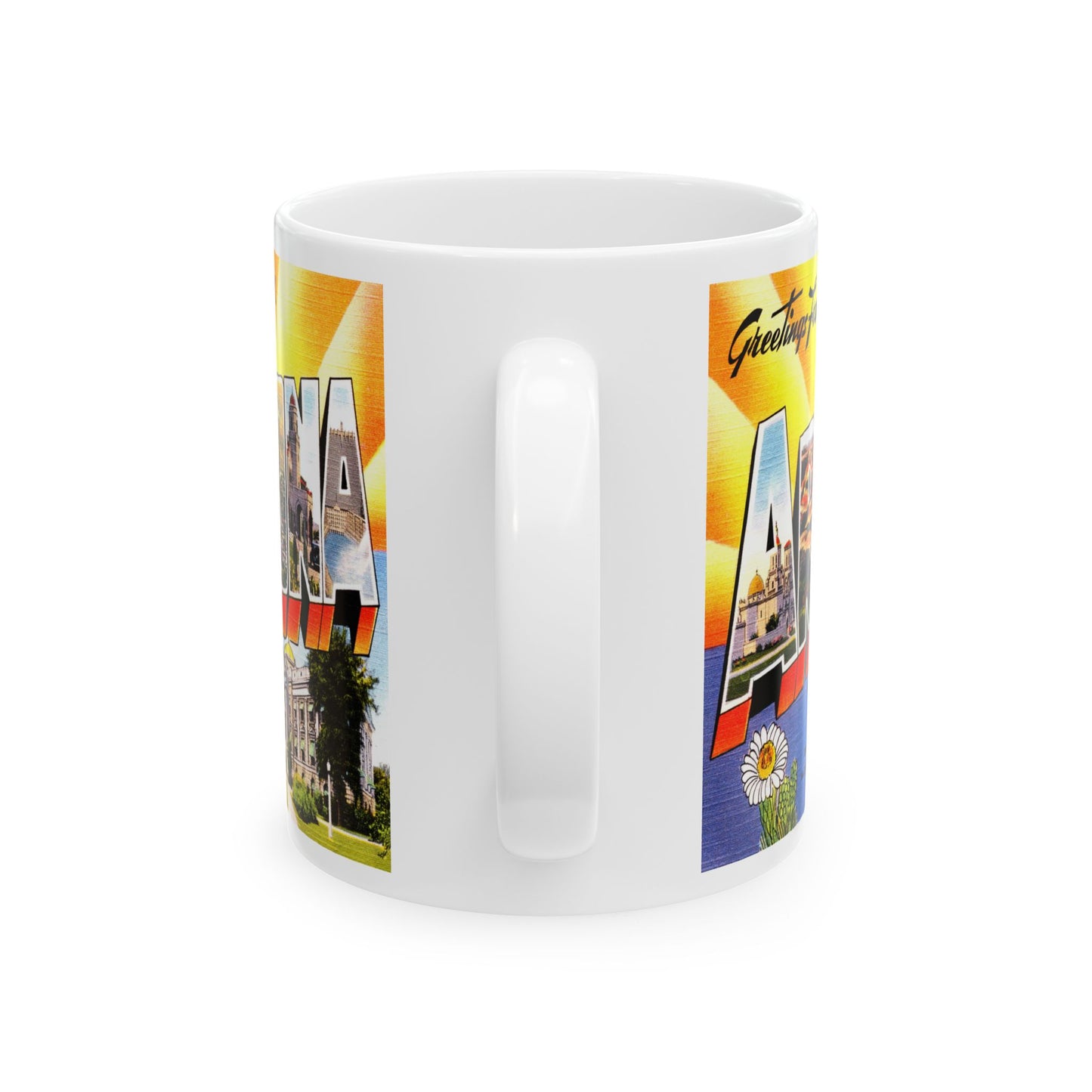 Memebly Retro Greetings from Phoenix AZ Arizona Coffee Mug