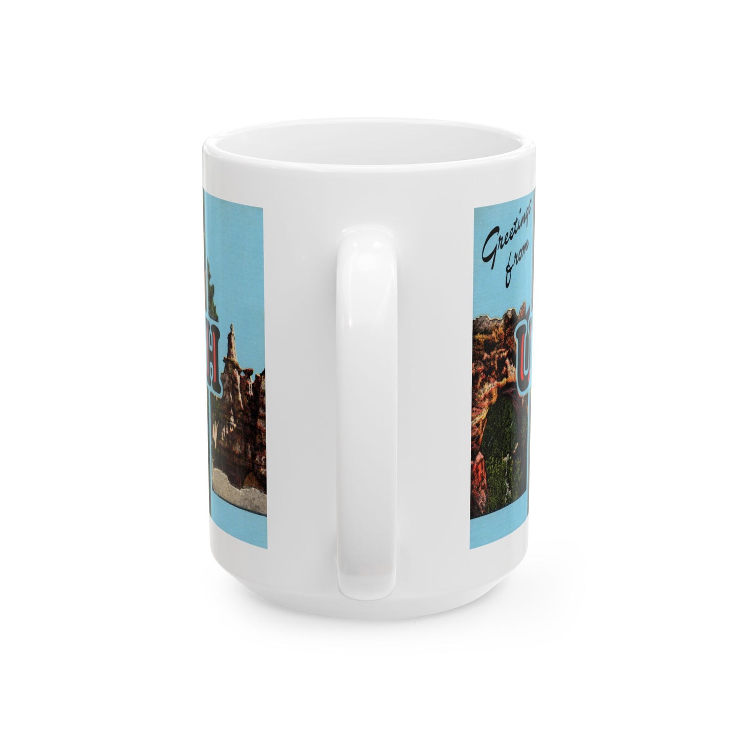 Memebly Scenic Retro Greetings from Utah UT Tennessee Coffee Mug