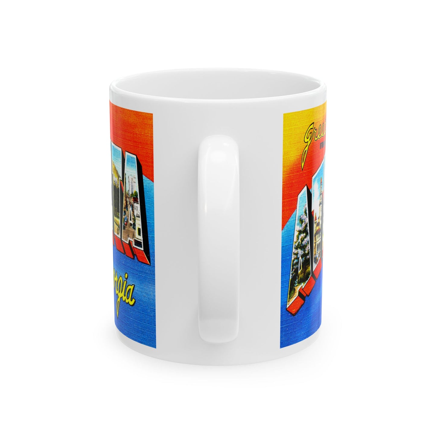 Memebly Vintage Greetings from Atlanta GA  Coffee Mug