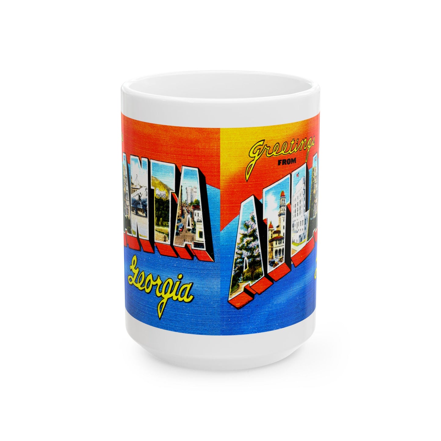 Memebly Vintage Greetings from Atlanta GA  Coffee Mug