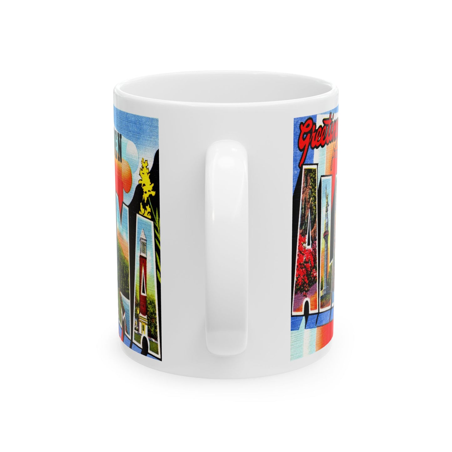 Memebly Vintage Greetings from Gadsen AL Coffee Mug