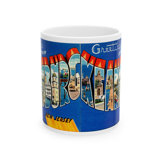 Memebly Vintage Greetings from Keansburg NJ New Jersey Coffee Mug