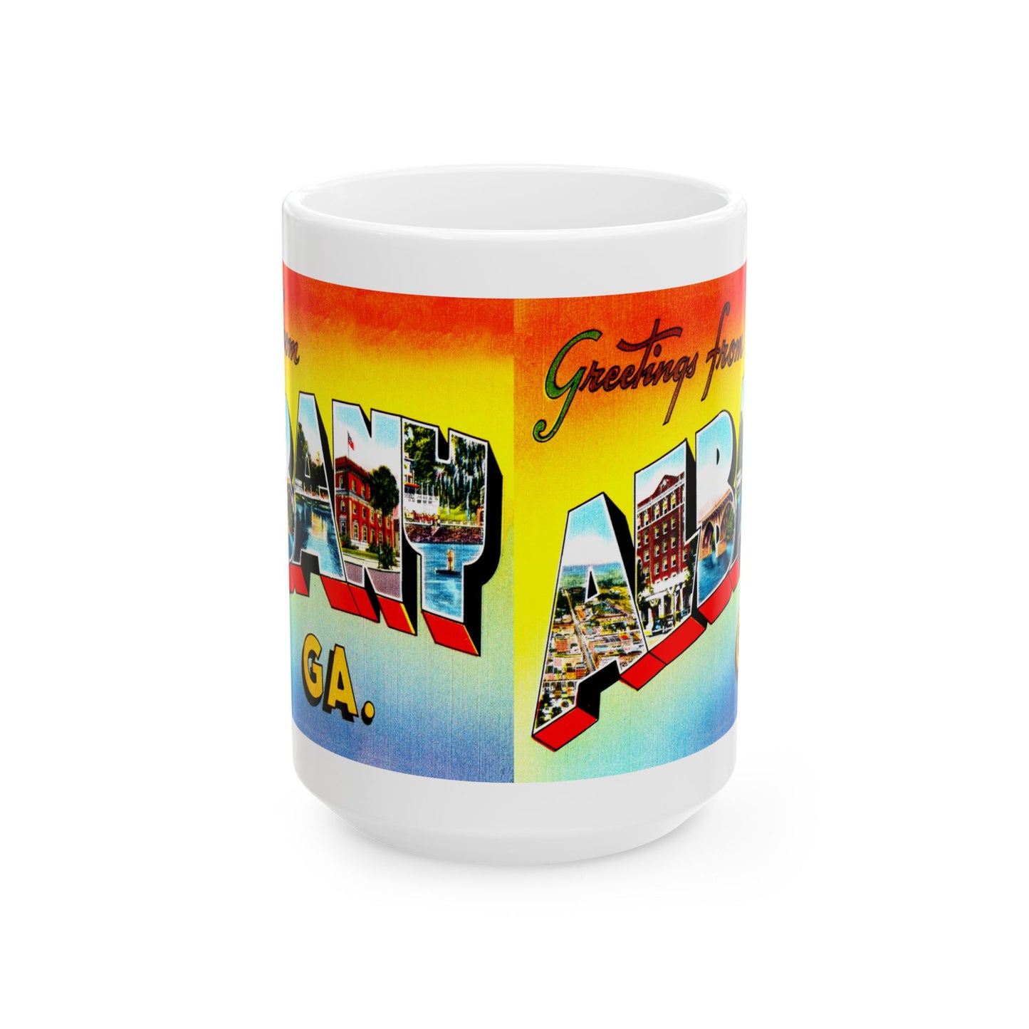 Memebly Vintage Greetings from Albany GA Coffee Mug