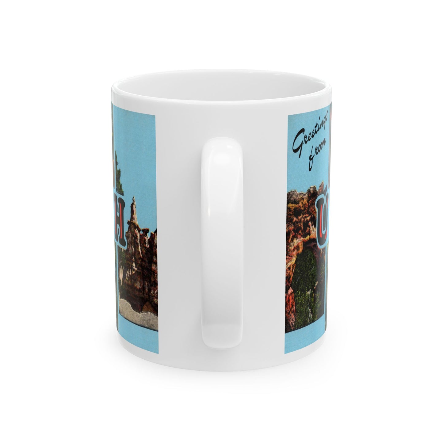 Memebly Scenic Retro Greetings from Utah UT Tennessee Coffee Mug