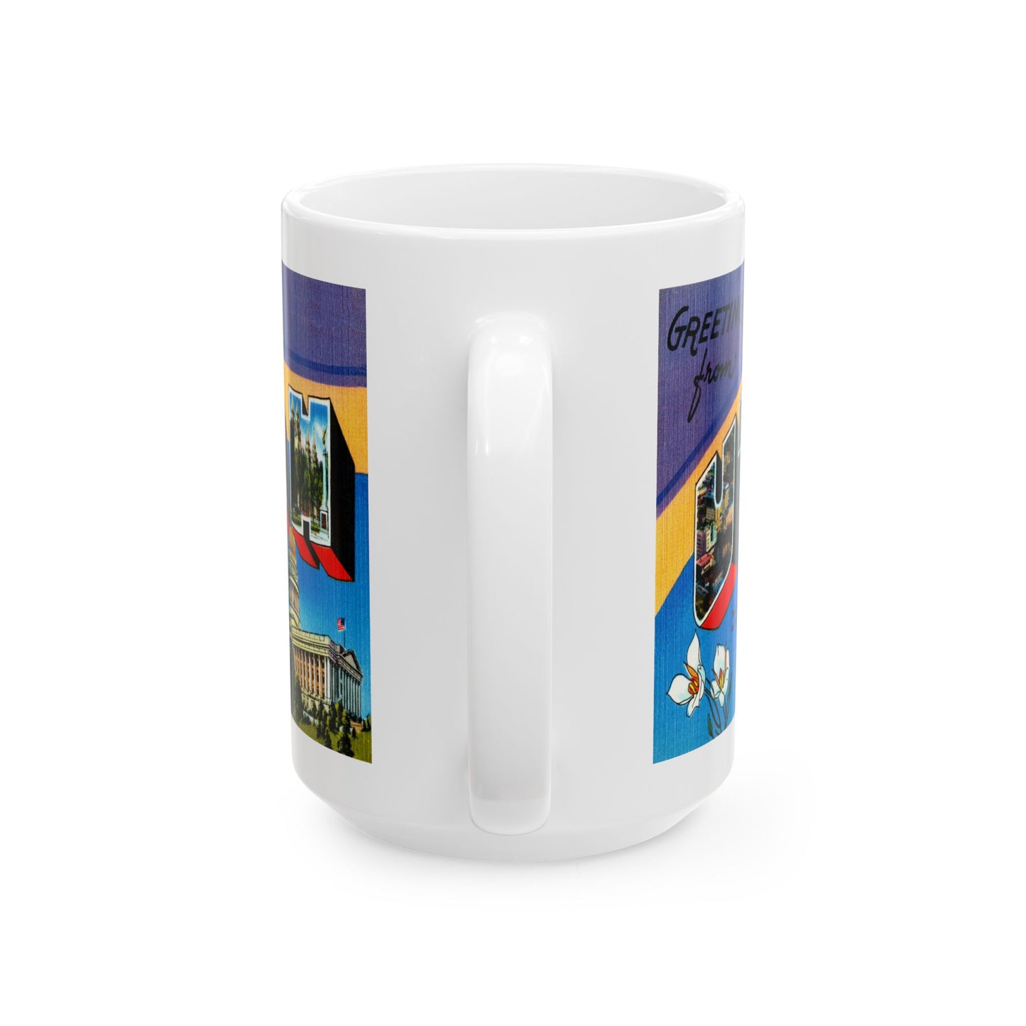 Memebly Retro Greetings from Utah UT Coffee Mug