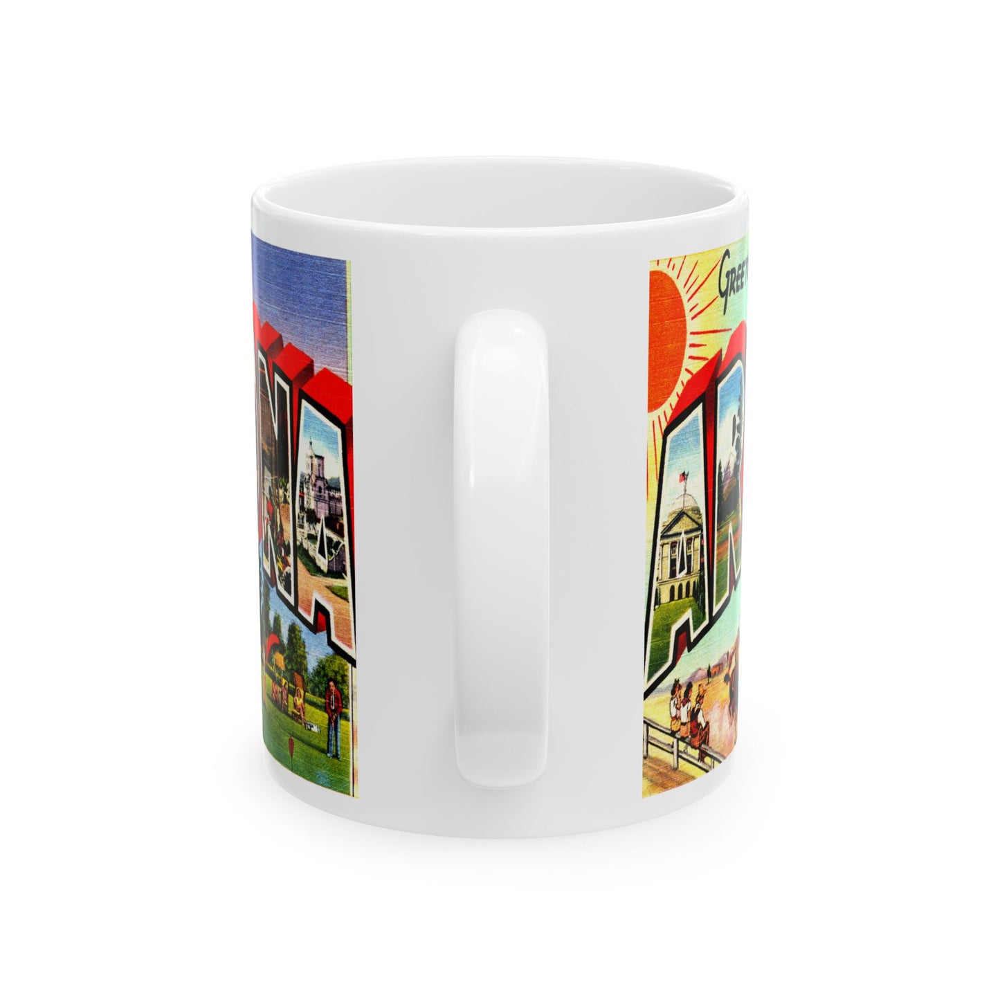 Memebly Vintage Scenic Greetings from Arizona AZ Coffee Mug